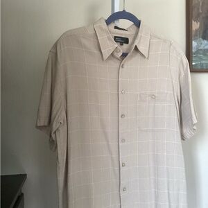 Marc Edward’s Classic Tan Checkered Men's Shirt